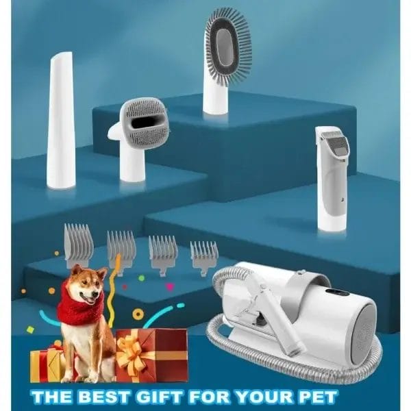 Dog Clippers: Grooming Kit with Vacuum & Tools - Image 6