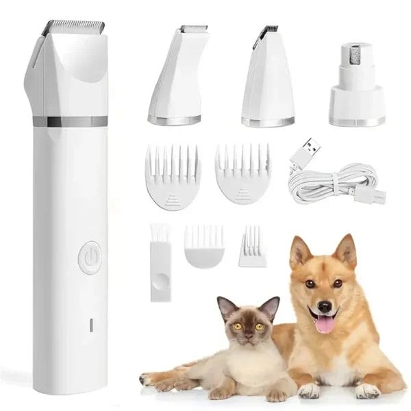 Dog Clippers 4-in-1 Rechargeable Grooming Kit